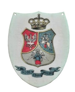 Ryngraf patriotyczny – Powstanie Styczniowe HERB trzy kolory Boże Zbaw Polskę