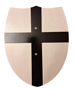 DREWNIANA TARCZA RYCERSKA - KRZYŻACKA