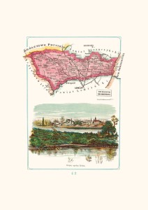 Mapa - Kolno, powiat kolneński, gubernia łomżyńska A3