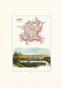 Mapa - Maków, powiat makowski, gubernia łomżyńska A3