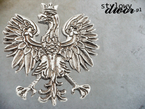 Współczesny orzełek GODŁO III RP duży