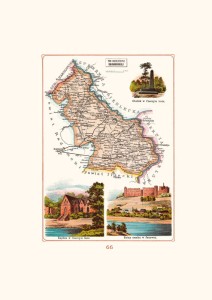 Mapa - Kozienice, powiat kozieniecki, gubernia radomska A3