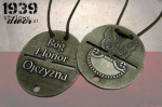 Nieśmiertelnik 1939 - Orzeł oficerski wz. 19 - Bóg, Honor, Ojczyzna