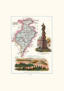 Mapa - Mazowieck, powiat mazowiecki, gubernia łomżyńska A3