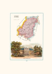 Mapa - Włoszczowa, powiat włoszczowski, gubernia kielecka A3