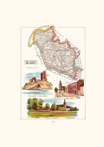 Mapa - Lipno, powiat lipnowski, gubernia płocka A3