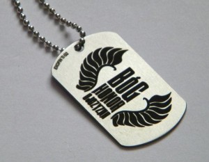 Nieśmiertelnik z tytanu - Bóg Honor Ojczyzna - HUSARIA