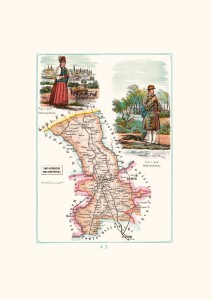 Mapa - Ostrołeka, powiat ostrołęcki, gubernia łomżyńska A3