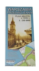 Warszawa przedwojenna - Plan miasta z 1939 r.
