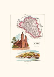 Mapa - Płock, powiat płocki, gubernia płocka A3