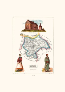 Mapa - Przasnysz, powiat przasnyski, gubernia płocka A3