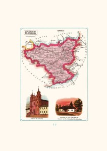 Mapa - Łuków, powiat łukowski, gubernia siedlecka A3