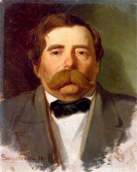 Artur Grottger, Obywatel z Barszczowic, 1860, olej na tekturze, 31.5 x25 cm, MN, Wrocław
