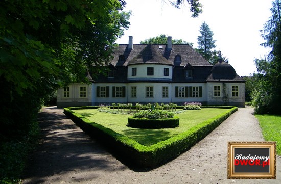 Elewacja ogrodowa dworu w Koszutach